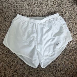White Nike Athletic Shorts